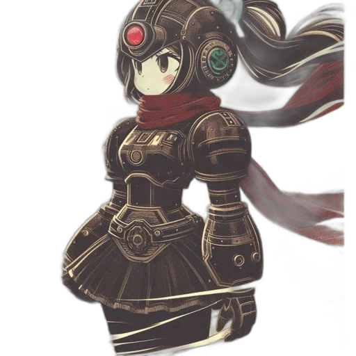robot, weapon, mask, staff transparent PNG cut-out