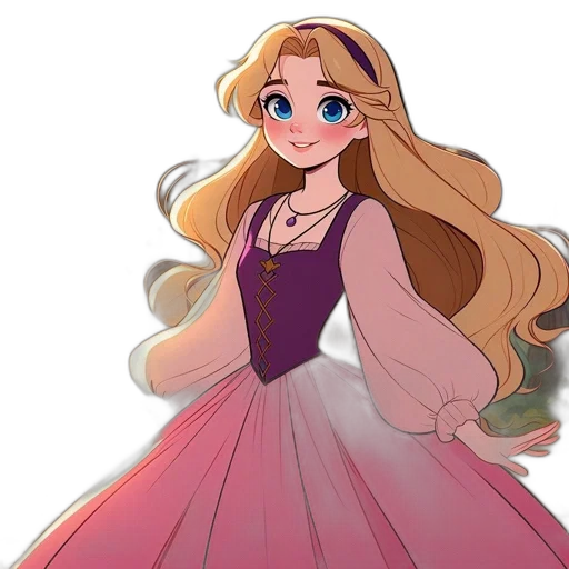 dress, crown, cartoon, concept art transparent PNG cut-out