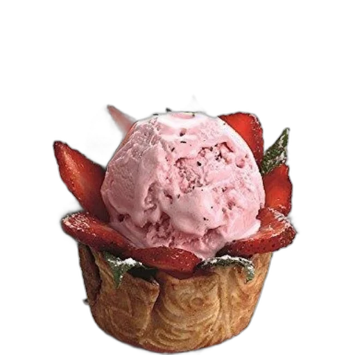 food, crown, hat, photorealistic transparent PNG cut-out