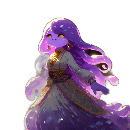 dress, crown, staff, jewelry transparent PNG cut-out