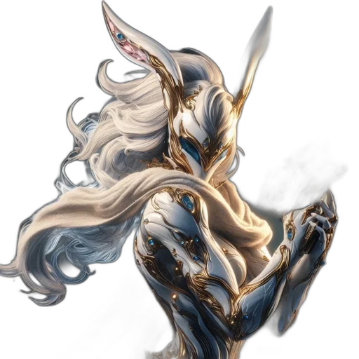 dragon, creature, hair, staff transparent PNG cut-out