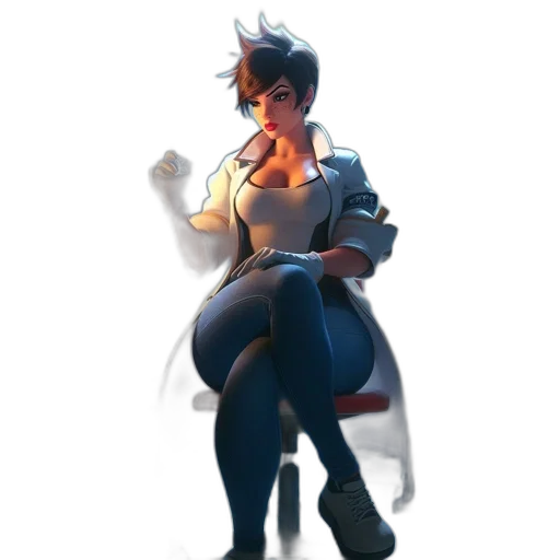 staff, jacket, weapon, dress transparent PNG cut-out
