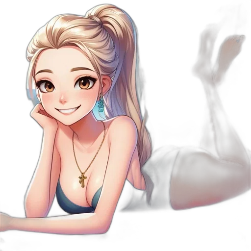 jewelry, dress, cartoon, fantasy art transparent PNG cut-out