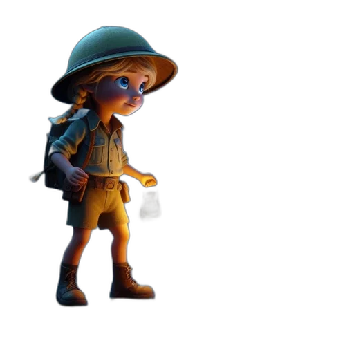 hat, staff, weapon, jacket transparent PNG cut-out