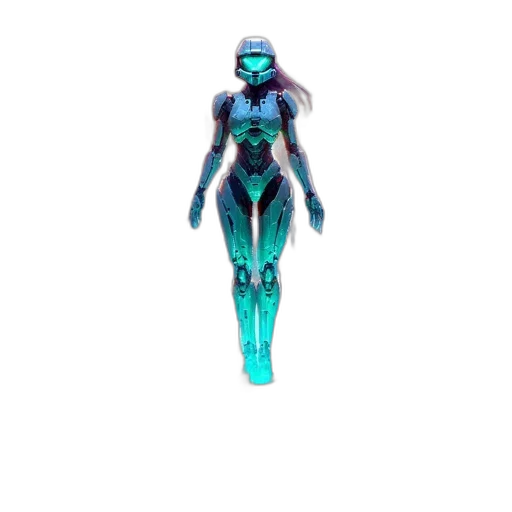 robot, creature, mask, weapon transparent PNG cut-out