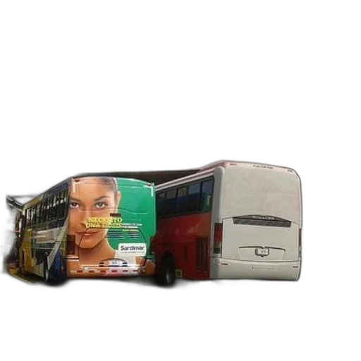 3d render, photorealistic, concept art, bus transparent PNG cut-out