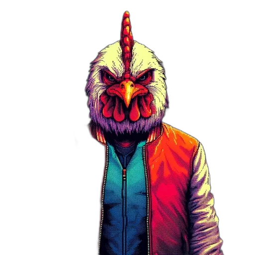 jacket, mask, creature, face transparent PNG cut-out