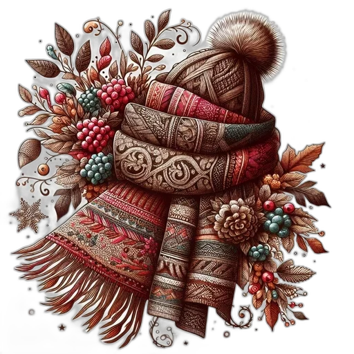 hat, dress, jacket, fantasy art transparent PNG cut-out