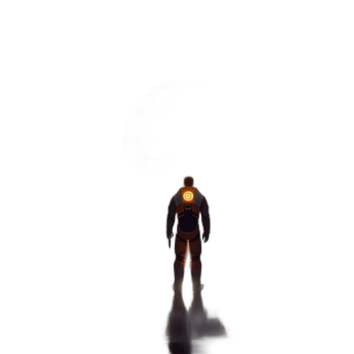 robot, jacket, creature, mask transparent PNG cut-out