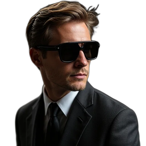 jacket, staff, face, best transparent PNG cut-out