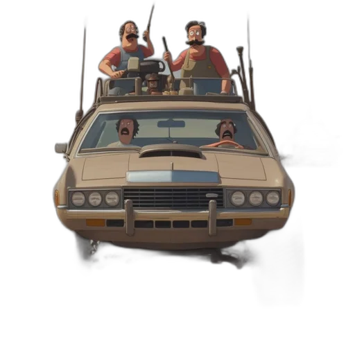 car, jacket, furniture, concept art transparent PNG cut-out