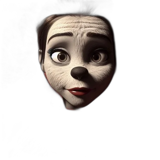 mask, face, creature, animal transparent PNG cut-out