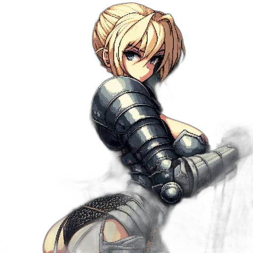 sword, weapon, robot, staff transparent PNG cut-out