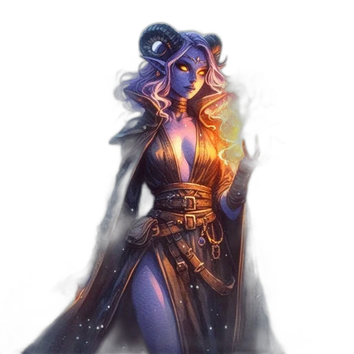 dress, staff, fantasy art, concept art transparent PNG cut-out