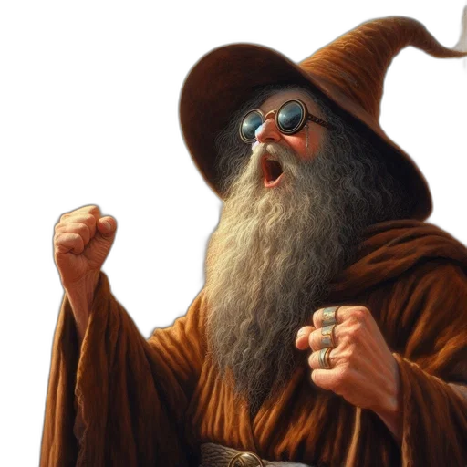 staff, hat, fantasy art, concept art transparent PNG cut-out