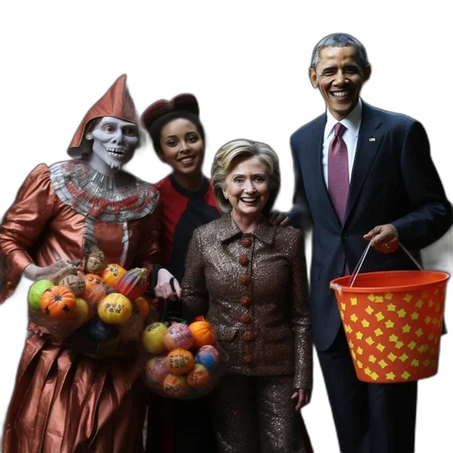 mask, four, individuals, one transparent PNG cut-out