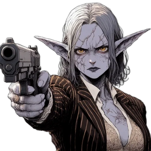 weapon, staff, comic book art, concept art transparent PNG cut-out