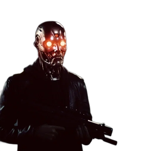robot, mask, weapon, face transparent PNG cut-out