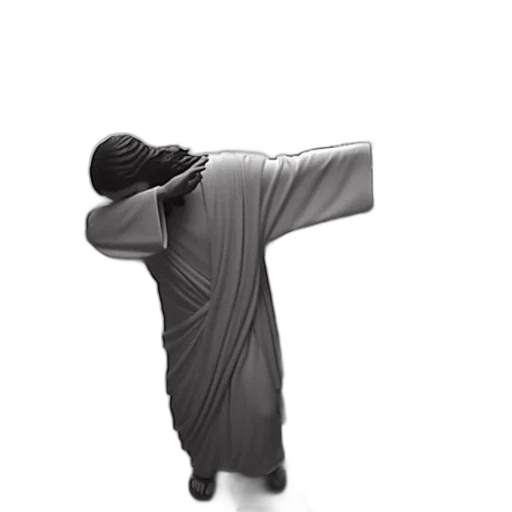 dress, staff, hat, mask transparent PNG cut-out
