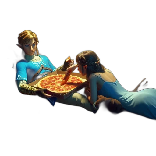 food, umbrella, concept art, pixel art transparent PNG cut-out
