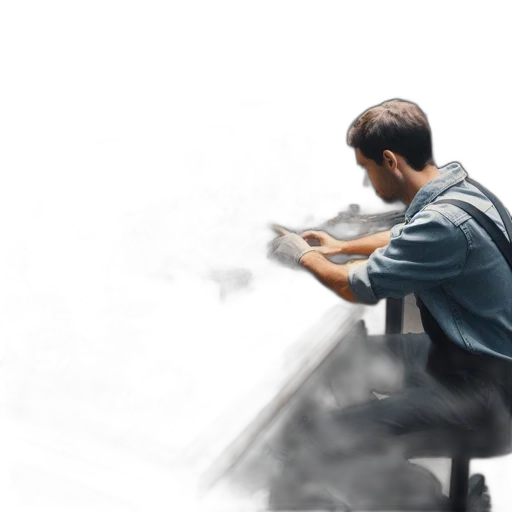 weapon, jacket, robot, concept art transparent PNG cut-out