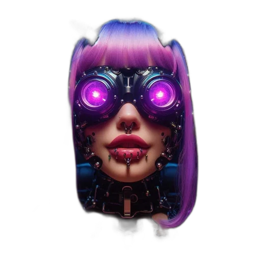 mask, robot, jewelry, face transparent PNG cut-out