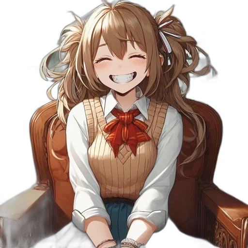 crown, creature, staff, face transparent PNG cut-out