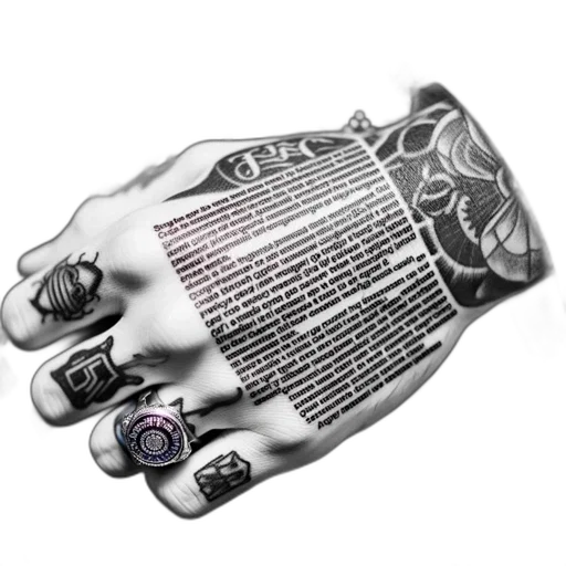 robot, jewelry, cyberpunk, 3d render transparent PNG cut-out