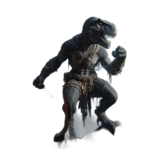 creature, dragon, animal, staff transparent PNG cut-out