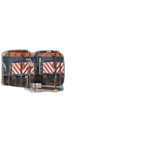 3d render, pixel art, train, yard transparent PNG cut-out