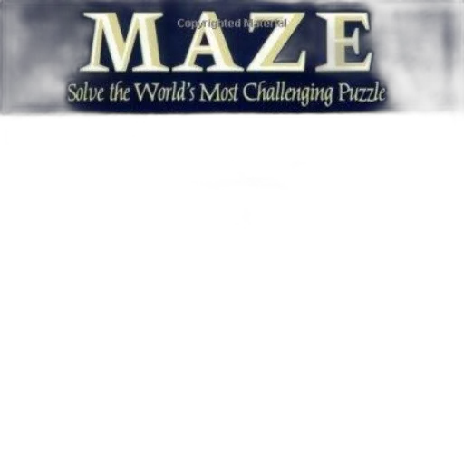 book, cover, titled, maze transparent PNG cut-out