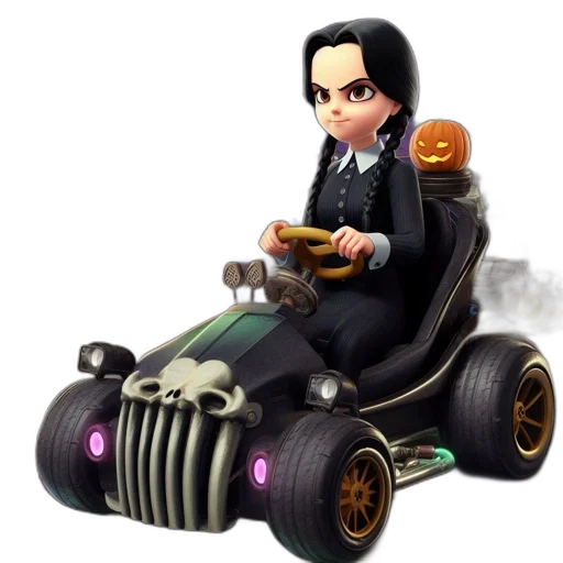 car, robot, concept art, 3d render transparent PNG cut-out
