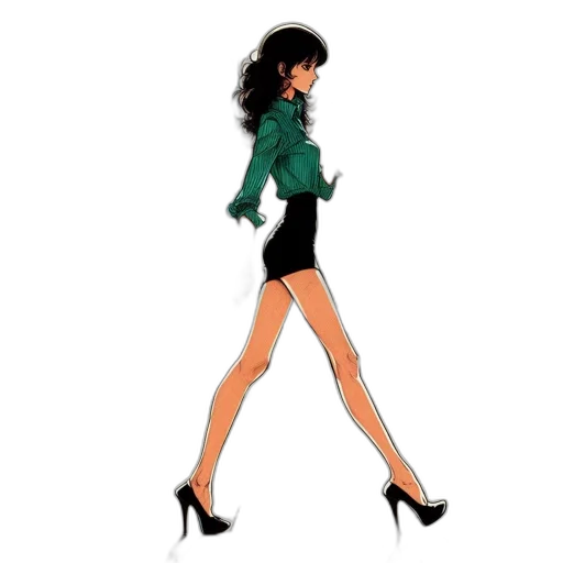 dress, cartoon, concept art, pixel art transparent PNG cut-out