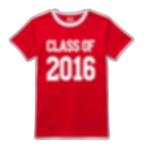 red, t-shirt, text, class transparent PNG cut-out