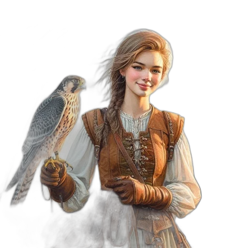 staff, dress, jewelry, fantasy art transparent PNG cut-out