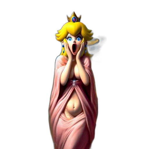 dress, crown, concept art, pixel art transparent PNG cut-out
