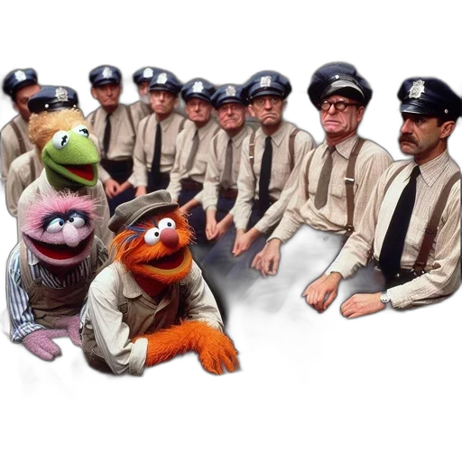 staff, mashup, muppets, shawshank transparent PNG cut-out