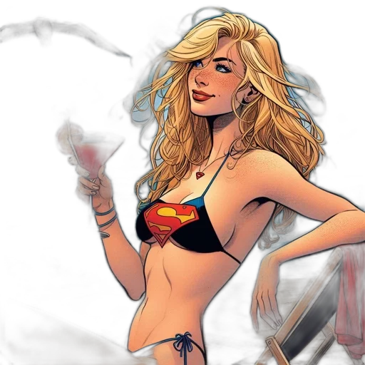 comic book art, concept art, fantasy art, cartoon transparent PNG cut-out