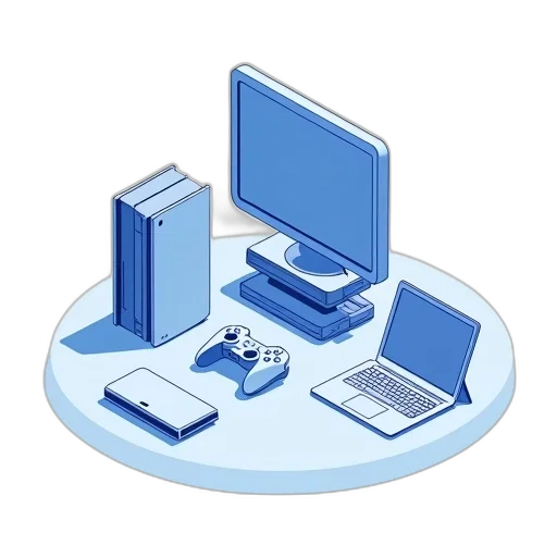 3d render, pixel art, blue, stylized transparent PNG cut-out