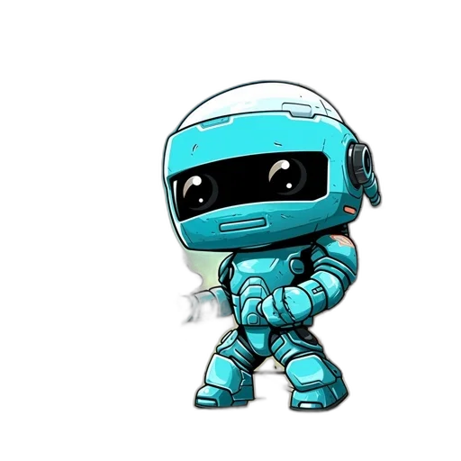 robot, mask, staff, creature transparent PNG cut-out