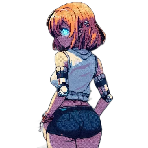 robot, dress, jacket, weapon transparent PNG cut-out