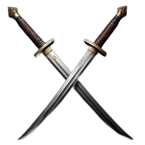 sword, weapon, staff, 3d render transparent PNG cut-out