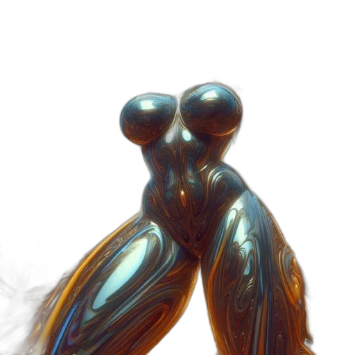 jewelry, dress, creature, robot transparent PNG cut-out