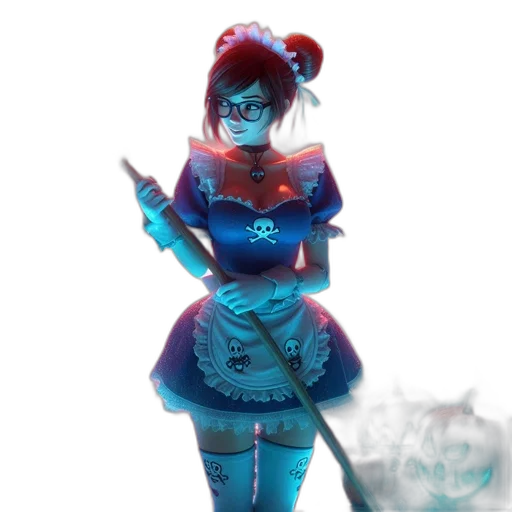 staff, dress, robot, mask transparent PNG cut-out