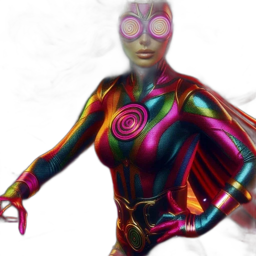mask, robot, dress, 3d render transparent PNG cut-out