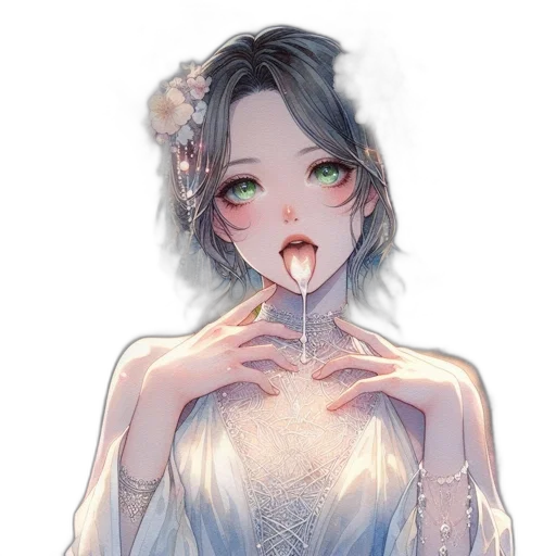dress, face, mask, creature transparent PNG cut-out