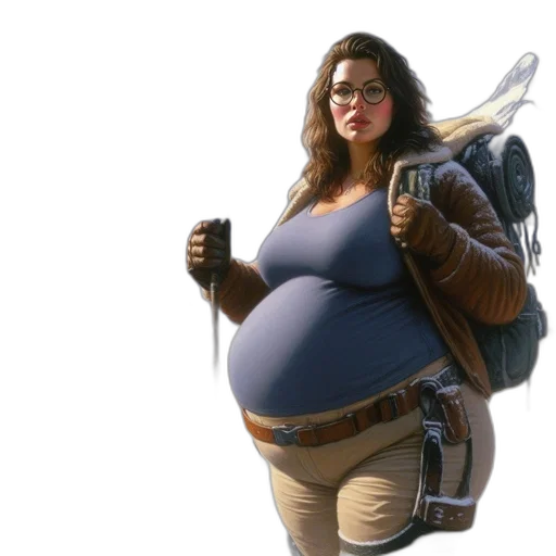 weapon, staff, jacket, robot transparent PNG cut-out