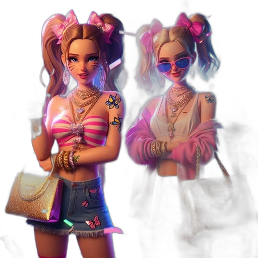 concept art, 3d render, fantasy art, cartoon transparent PNG cut-out