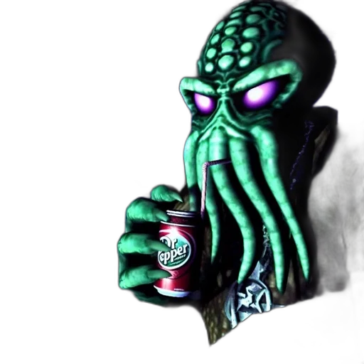 creature, mask, bottle, concept art transparent PNG cut-out