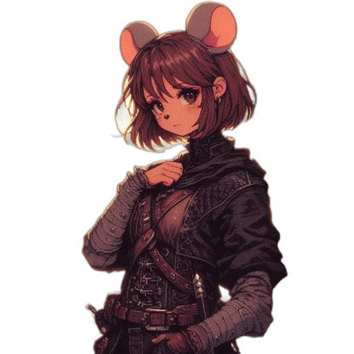 jacket, staff, animal, weapon transparent PNG cut-out
